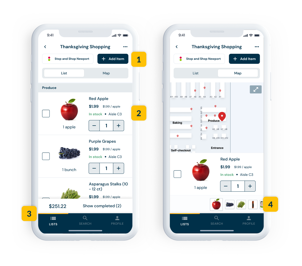 Annotated design decisions for Beeline app