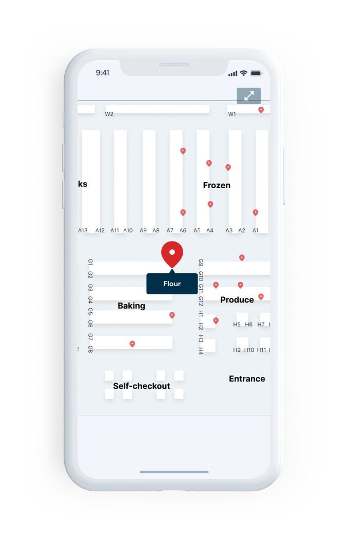 Item checkoff before - users cannot check off items in expanded map view