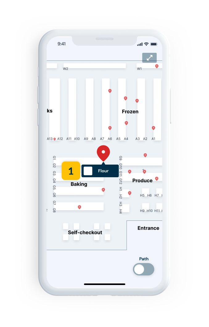Item checkoff after - users can now check off items in expanded map view
