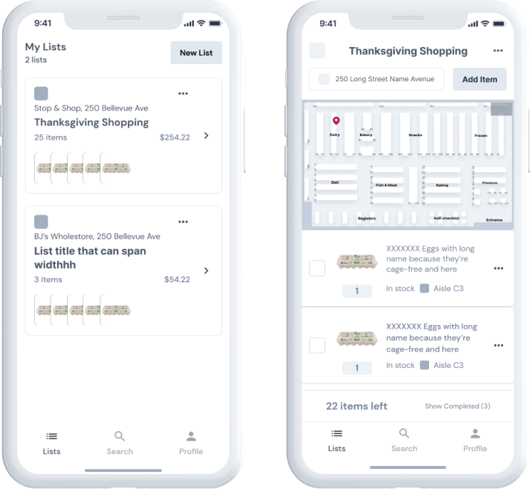 Beeline wireframes