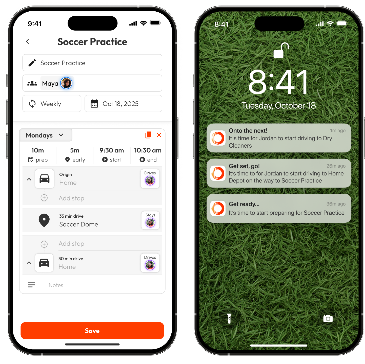 Multi-stop trip functionality